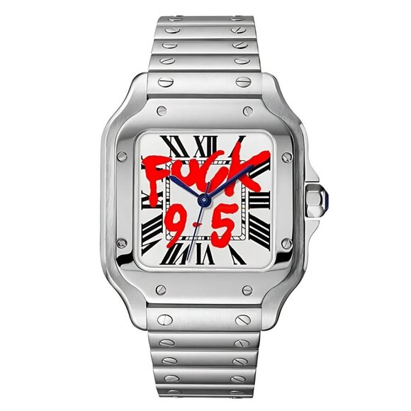 F*CK 9-5 Santos Seiko Watch